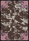 American Dakota Great State Of Mind Fancy Cowhide - Brown Pink