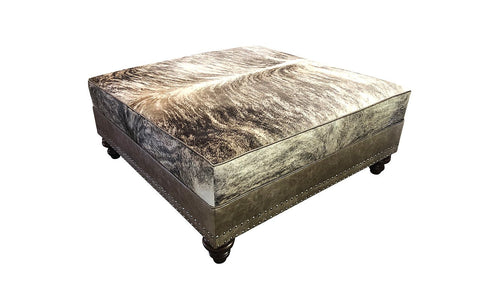 Grey Rock Ottoman - 48" x 48" Square