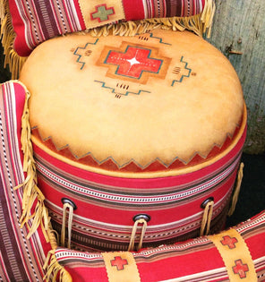 Cayuse Serape Hassock