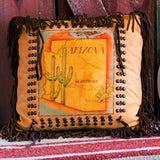 Arizona Map Pillow