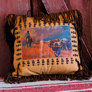 Cattle Drive Pillow