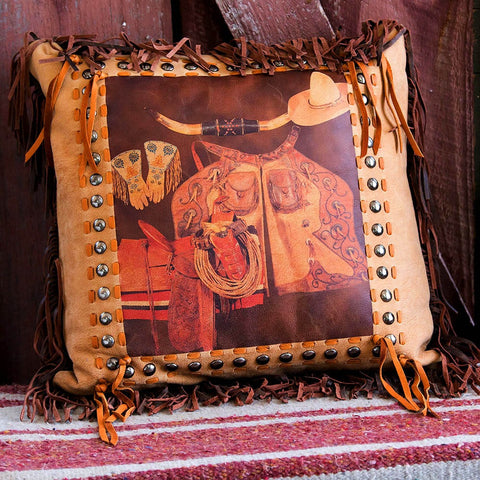 Cowboy Gear Pillow