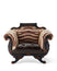 Marcus Tufted Leather Zebra Cowhide Chair - Old Hickory Tannery