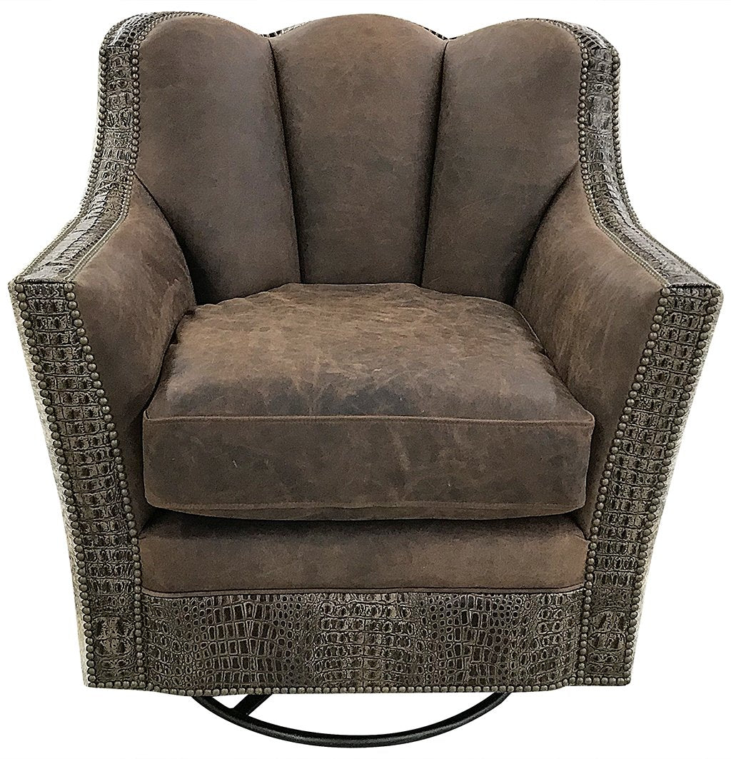 High Desert Channelback Swivel Glider