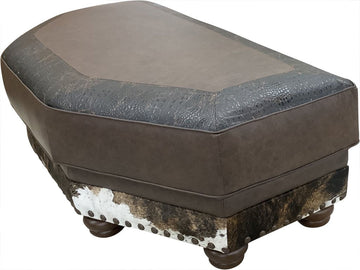Split Rail Conversational Ottoman