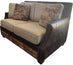 Adrian Contemporary Western Cowhide Love Seat