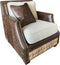 Adrian Contemporary Western Cowhide Club Chair