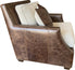 Adrian Contemporary Western Cowhide Club Chair