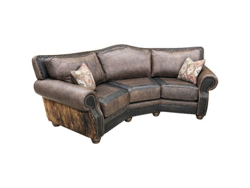 Split Rail Conversational Sofa