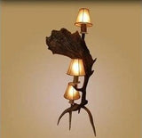 Fallow Antler Standing Lamp (L-1)
