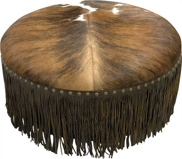 Cowhide Ottoman - 36