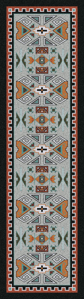 Oka Rust Rug American Dakota OKA Four Rams OKA - Rust – Santa Fe Ranch