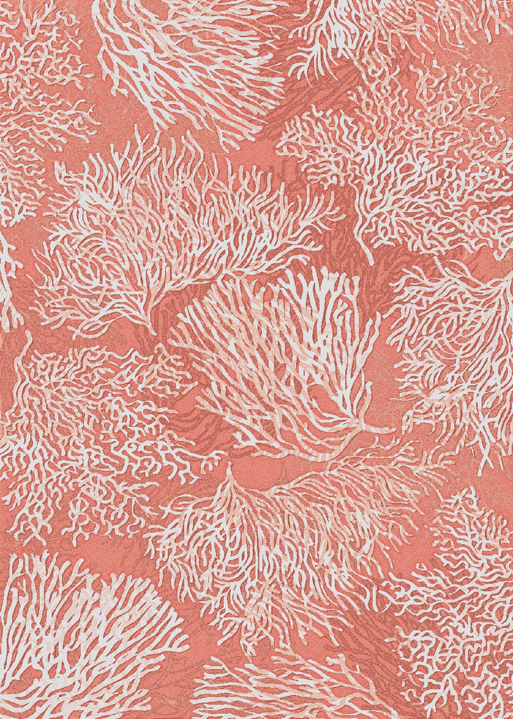 American Dakota Coastal Rugs Oceanic Blooms - Coral