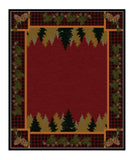 American Dakota National Park Plaid Woodsman - Red