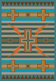 American Dakota Sacha Knight Collection Tempest - Turquoise