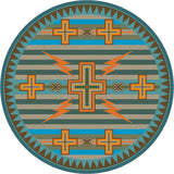American Dakota Sacha Knight Collection Tempest - Turquoise