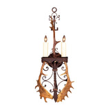 2 Light 3 Antler Sconce