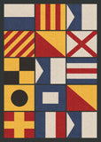 American Dakota Coastal Rugs Signal - Multi