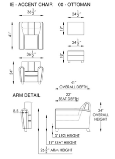 Eleanor Rigby Manon 1E Accent Chair