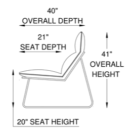 Eleanor Rigby Tweety 1E Accent Chair