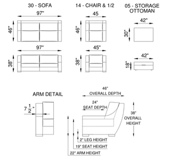 Eleanor Rigby Montblanc 30 Sofa
