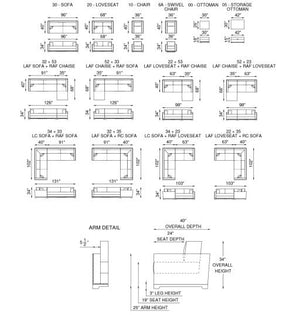 Eleanor Rigby Malibu 30 Sofa