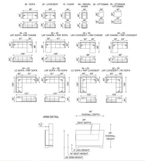 Eleanor Rigby Brooklyn 30 Sofa