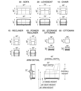 Eleanor Rigby Palazzo 30 Sofa