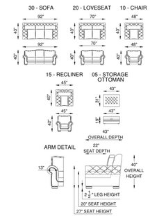 Eleanor Rigby Palace 30 Sofa