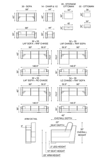 Eleanor Rigby Melrose 30 Sofa