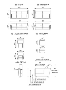 Eleanor Rigby Carlyle 30 Sofa
