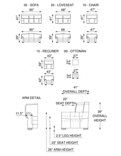 Eleanor Rigby Buckingham 30 Sofa