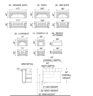Eleanor Rigby Surrey 30 Sofa