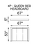 Eleanor Rigby Granada 4P Queen Bed