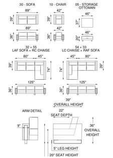 Eleanor Rigby Tribeca 30 Sofa