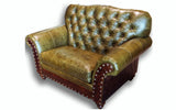 Victoria tufted Chair and 1/2