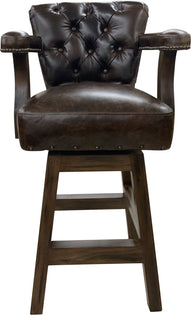 Vintage Tufted Axis Barstool