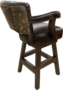 Vintage Tufted Axis Barstool