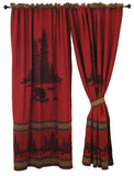 Wooded River Bear - Drape Set 120"x84"
