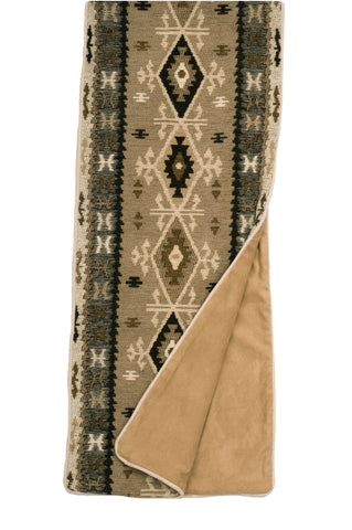 Mountain Storm - Bed Scarf - Queen  88"x17"