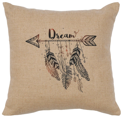 Linen Image - Pillow 16"x16" - Dream - Natural