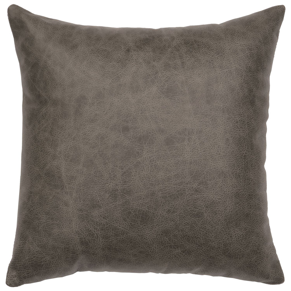 Leather - Pillow 16"x16" - Leather Back