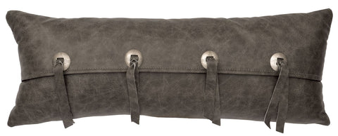 Leather - Pillow 10"x26" - Leather Back