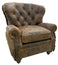 Yellowstone Buffalo Curved Back Tufted Chair
