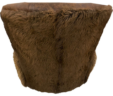 Yellowstone Buffalo Curved Tufted Chair