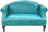Southwestern Turquoise Settee