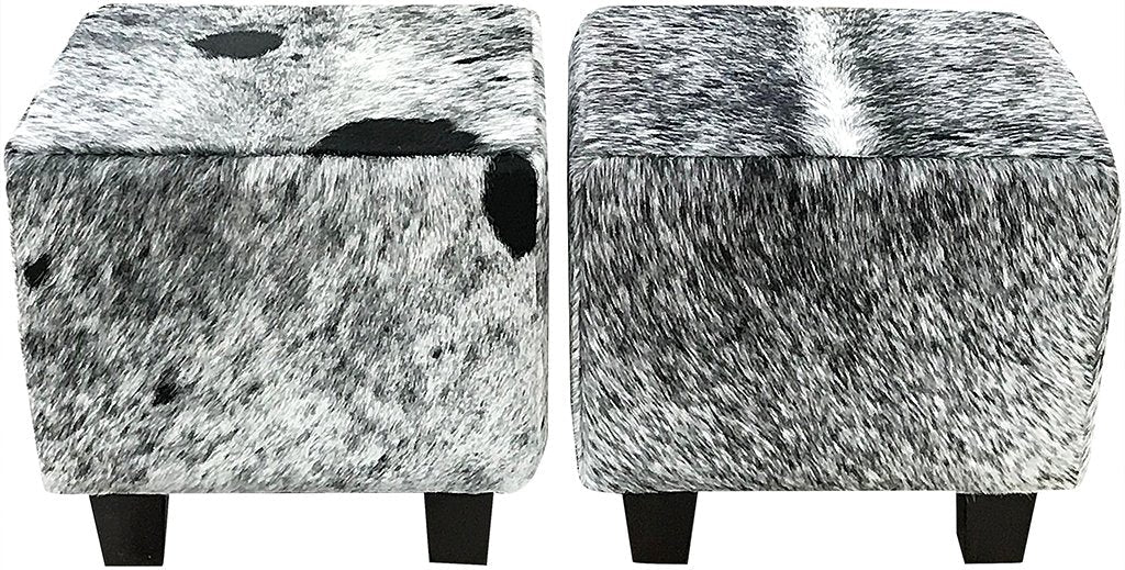 Cowhide Cube Longhorn Speckle