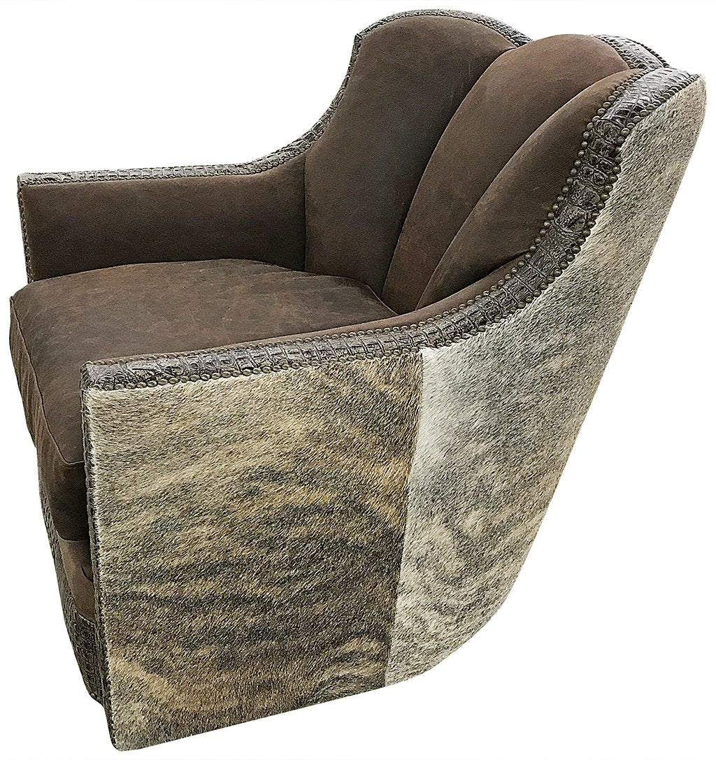 High Desert Channelback Swivel Glider