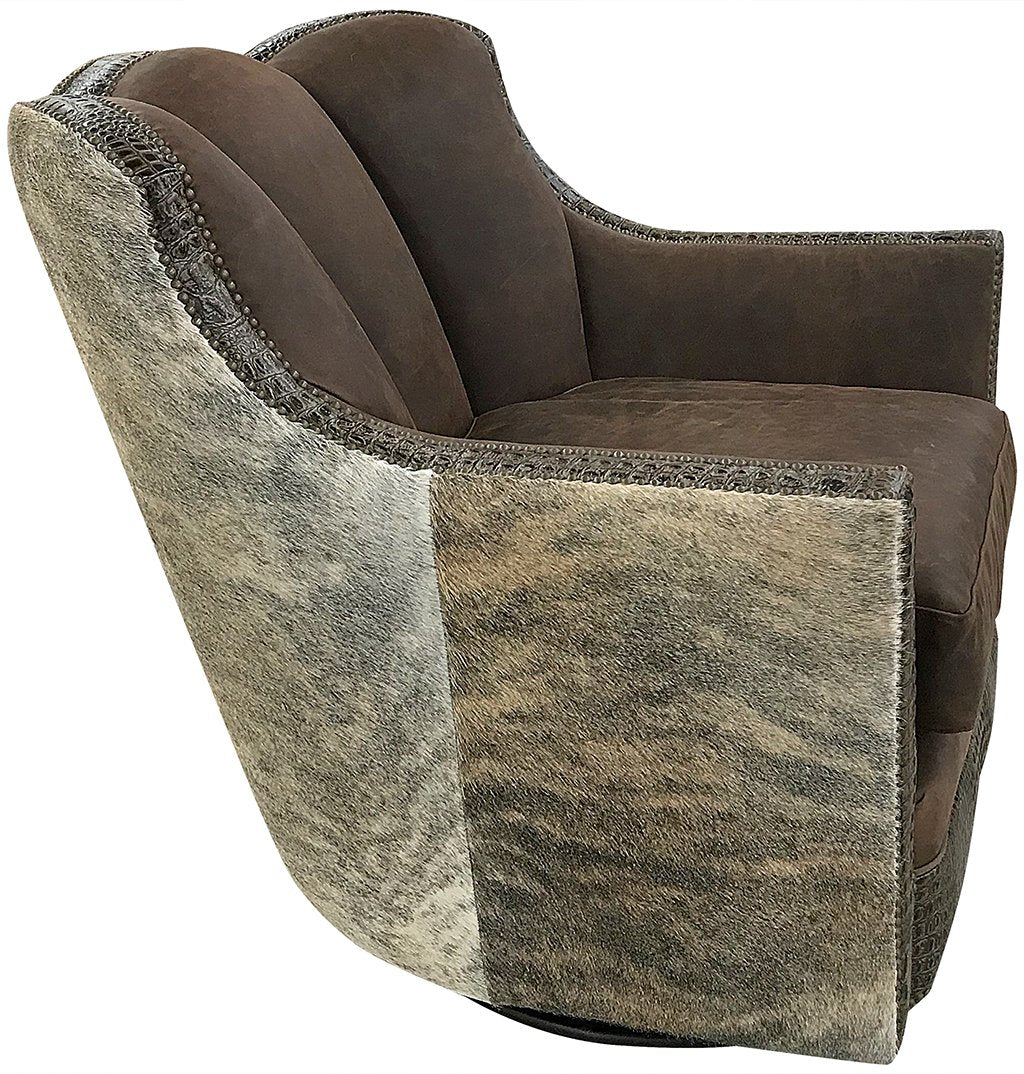 High Desert Channelback Swivel Glider