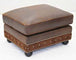 Desert Leather Ottoman - Old Hickory Tannery
